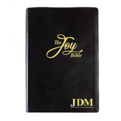 JDM Joy Bible (KJV/AMP Large Print - Font Size 10-point - Leather)