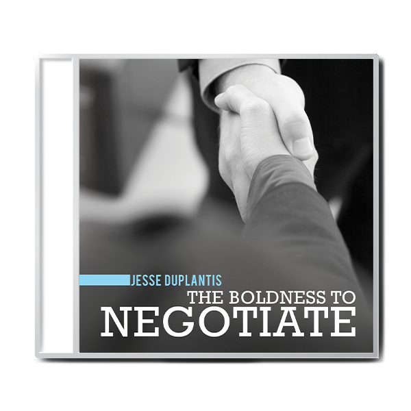 The Boldness to Negotiate